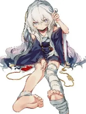 Bìa truyện Tôi trở thành loli tóc trắng