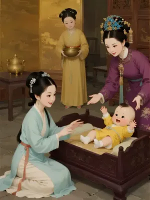 Bìa truyện Xuyên Thành Nhũ Mẫu, Ta Nghe Được Tiếng Lòng Trẻ Nhỏ
